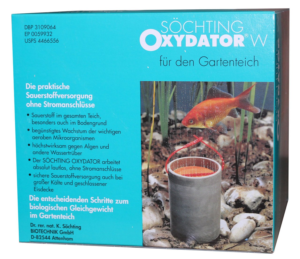 Söchting Oxydator W Maxi Teichbelüfter für Gartenteiche über 10.000 Liter 
