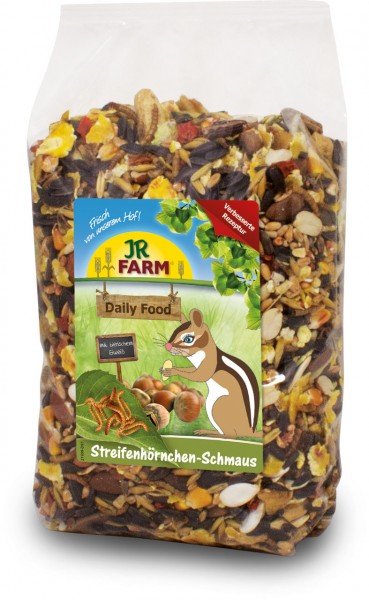 JR FARM Streifenhörnchen-Schmaus 600g Kleintierfutter