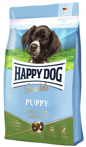 HAPPY DOG Sensible Puppy Lamm &amp; Reis Hundetrockenfutter