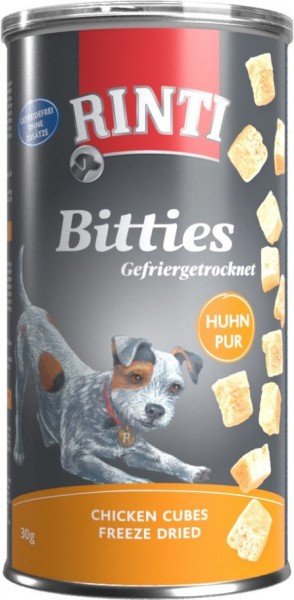 RINTI Bitties Pur gefriergetrocknet 30 Gramm Hundesnack