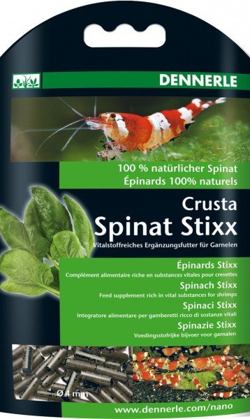 DENNERLE Nano Crusta Spinat Stixx