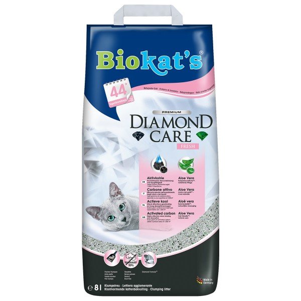 Biokat&#039;s Diamond Care Fresh 8 Liter Katzenstreu