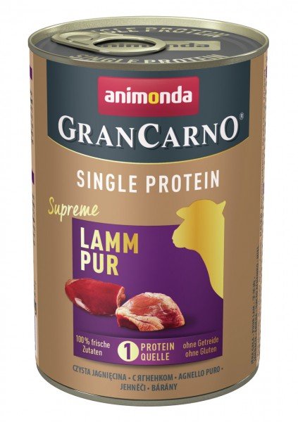 animonda Gran Carno Single Protein Supreme 400g Dose Hundenassfutter